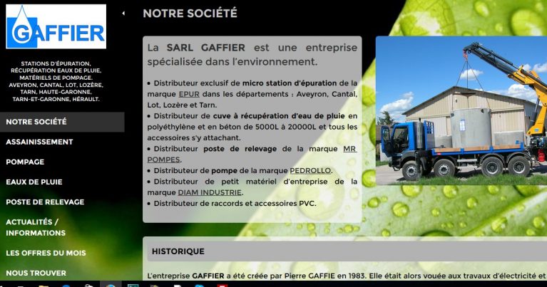 Gaffier assainissement